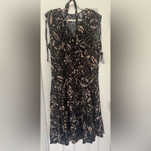 Chaps Floral Button Up Dress NWT